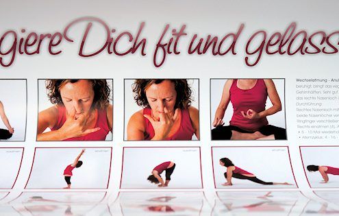FrauSeele Yoga-Poster